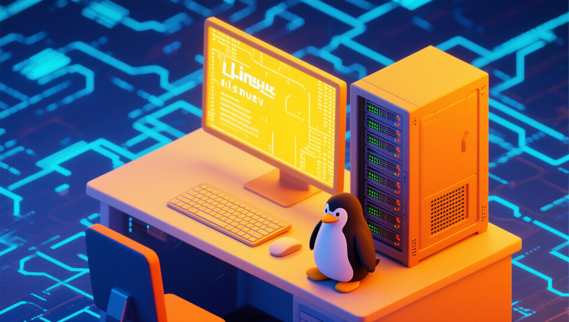 Linux desktop server