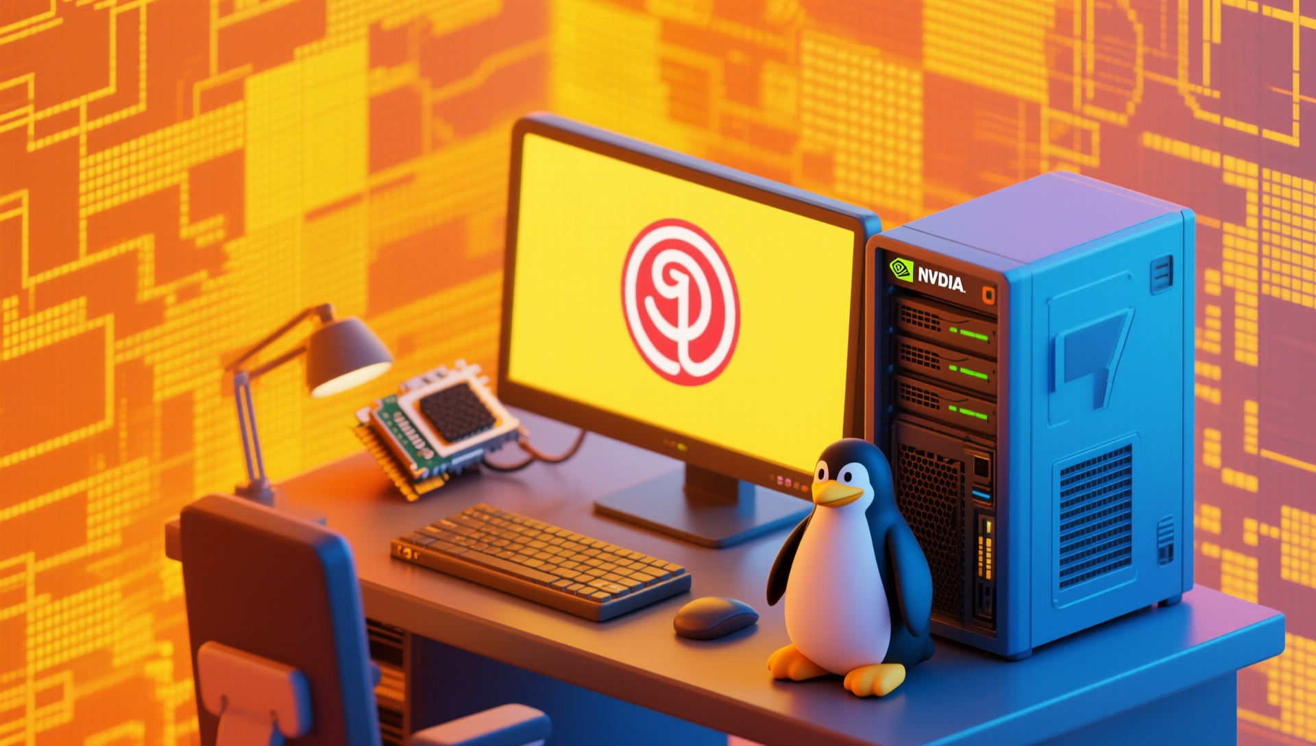 Linux desktop server with NVIDIA Graphics card